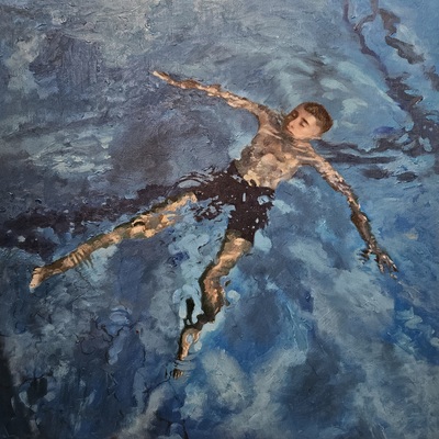 Amber Carter
Floating II
oil on board 44 x 44 cm
£950