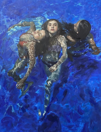 Trio
oil on canvas 120 x 90 cm
£3250