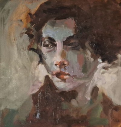 Erinclare Scrutton
Backward Glance
oil on board 35 x 35 cm
£580
SOLD