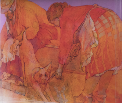 Anda Paterson RSW RGI PAI
Matriach and Street Sweeper
Mixed media
£500
