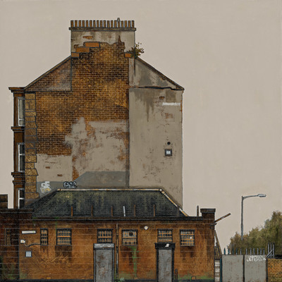 Tenement and Corner Shop
oil on board 40 x 40 cm
£1600