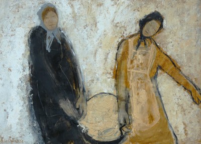 Herring Girls
oil on board 52 x 72 cm
£2600