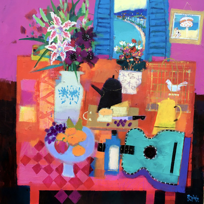 Francis Boag
Promenade des Anglais
Acrylic on canvas  80 x 80 cms
£5900
SOLD
