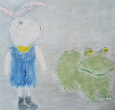 Wee Pals
oil on board 20 x 20 cms
SOLD