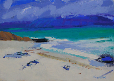 Marion Thomson
Windy Day, Iona
Oil on canvas  13  x 18 cms
£440