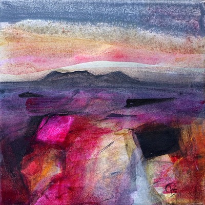 Towards the Eildons
acrylic on canvas  20 x 20 cms
£475
SOLD