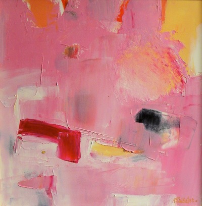 Peach Melee
40 x 40 cms
oil on canvas
£1950