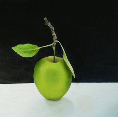 Green Apple
oil on panel  20 x 20 cm
£450