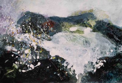 Erinclare Scrutton
Portpatrick Shoreline II
mixed media on canvas 39 x 58 cm
£610