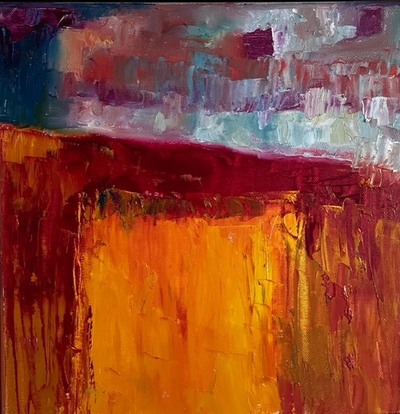 Frank Gallacher
Sunset Song II
oil on canvas 30 x 30 cm
£600
