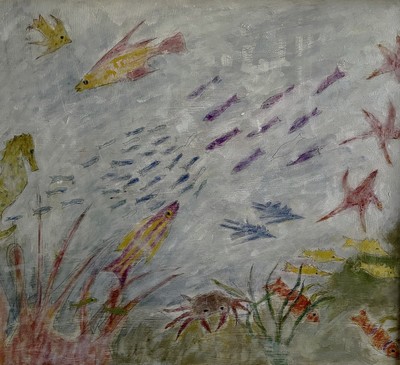 Joyce Gunn Cairns
A Little Bit of Ocean
oil on board 42 x 48 cm
£680