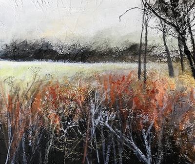Sandra Moffat
Vibrant Tangle
mixed media  43 x 48 cms
£500