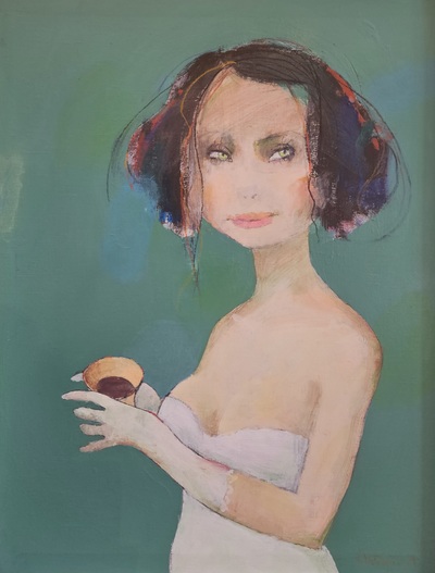 Golden Cup
acrylic on canvas  85 x 65 cm
£1200