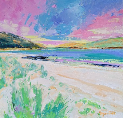 Angus Clark
Silver Sands of Morar
oil on canvas 40 x 40 cm
SOLD