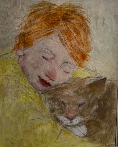 Joyce Gunn Cairns
The Fragile Circle 
oil on board 30 x 25 cm
£395
