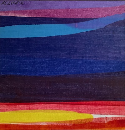 Rowena Comrie
Night Sea
oil on board 25 x 25 cm
£300 (mounted and unframed)