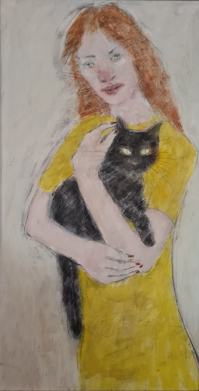 Joyce Gunn Cairns
Inseparable
Oil on board  60 x 25 cms
£500
SOLD