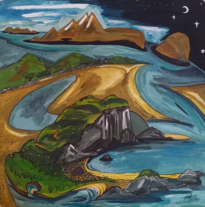 Rob Walker
Lion Island
Oil  45 x 45 cms
£670