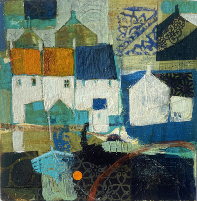 Nicole Stevenson
Penman Cottages
Mixed media  12 x 12 cms
£300
SOLD