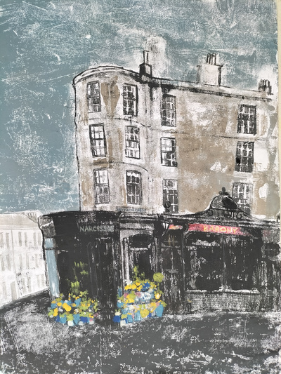 Narcissus, Edinburgh
monoprint 80 x 60 cm
£280