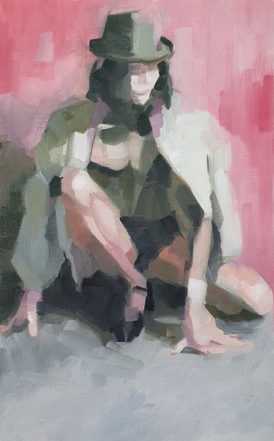 Juan
oil on canvas paper  38 x 28 cm
£550
SOLD