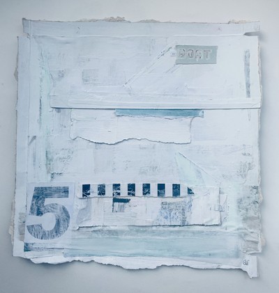 By Boat
mixed media collage 32 x 31 cm
£590