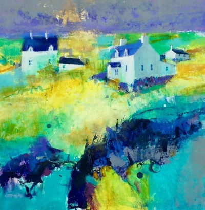 Nicole Stevenson
Life by the Shore, Harris
watercolour  35 x 35 cms
SOLD
