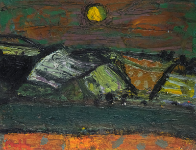 Sundown
oil on board  17 x 23 cm
SOLD