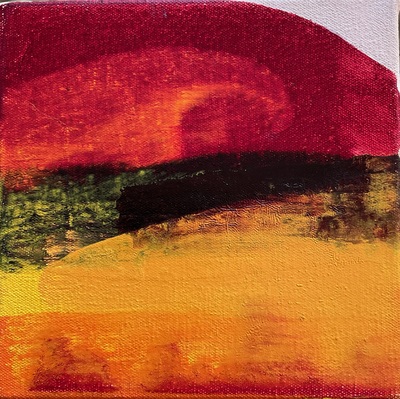 Rowena Comrie
Rip Tide
Oil on box canvas  20 x 20 cms
£250