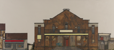 Red Wall
Oil on board
32 x 73 cms
£1500
