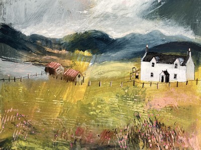 Jane Askey
Sunlight, Outer Hebrides
mixed media on paper 21 x 30 cm
£395
