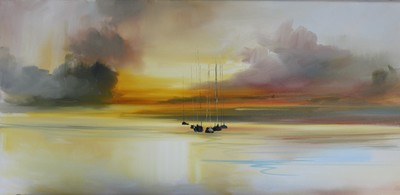 Rosanne Barr
Yachts in the Evening Light
Oil on canvas  30 x 60 cms
£800