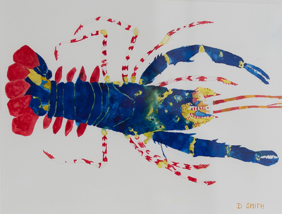 David Smith RSW
Spiny Lobster
Watercolour  38 x 50 cms
£1500
