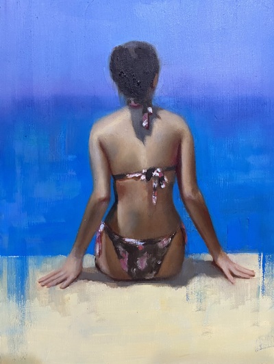 Bikini I
oil on canvas 24 x 19 cm
£350