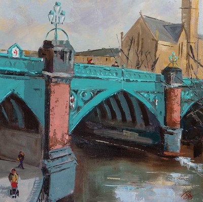 Paul Graham
Kelvin Bridge
Oil  50 x 50 cms
£930