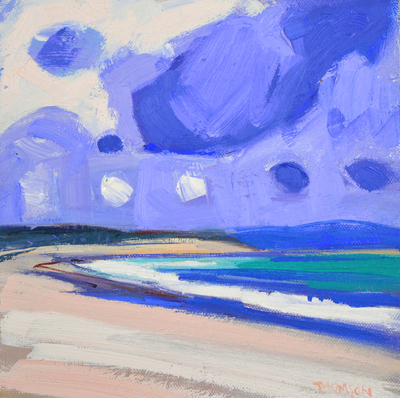 Marion Thomson
Island Sky
oil on board 25 x 25 cm	
£490