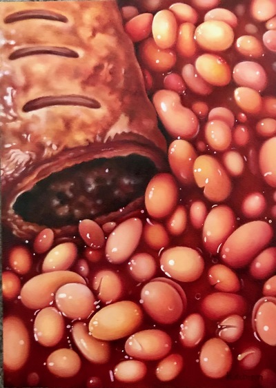 Sausage Roll and Beans
Oil
18 x 13 cms
£590