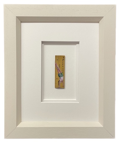 Lindsay Madden
Hands Down
acrylic and vintage ruler 28 x 24 cm (framed size)
SOLD