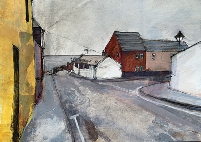 Ann Cowan
Woodbush Brae
mixed media  21 x 30 cms
£325