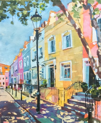 Geraldine Durning 
Chelsea, Spring
Oil on board  30 x 20 cms
SOLD