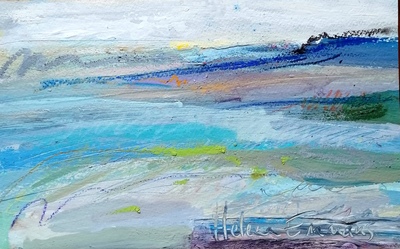 Helena Emmans
Distant Dark Rocks
mixed media  16 x 26 cms
SOLD