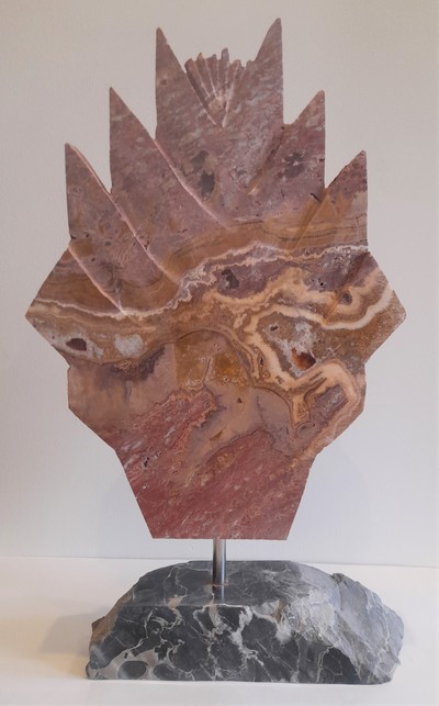 Tom Allan
A Drunk Man Looks at the Thistle
Red Persian Travertine   h46cms
£375