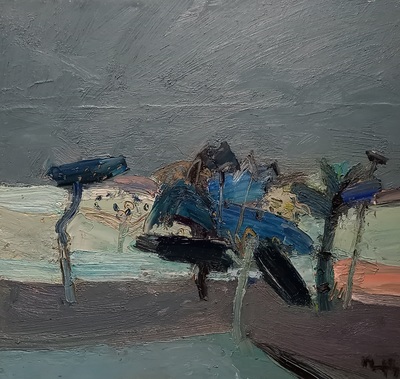Sandy Murphy RGI PAI
Corner of a Garden
Oil on board  40 x 40 cms
SOLD