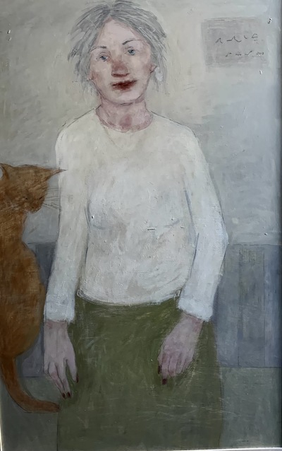 Joyce Gunn Cairns
All The Red Cats I Have Loved
Oil  100 x 60 cms
£1050