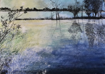Islands in the Stream
mixed media  58 x 80 cm 
£3000