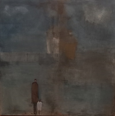 Karen MacWhinnie
Dock
Acrylic on canvas  100 x 100 cms
£1500
