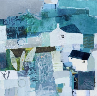 Stitched with Wire and Stone, Lewis
mixed media on board 46 x 46 cm
£1200