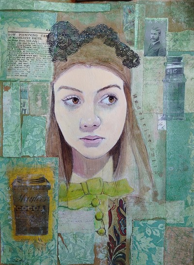 Ian Ritchie RSW
Madeleine Smith (The Hot Chocolate Poisoner)
mixed media 40 x 30 cm
£950