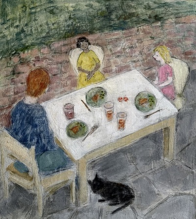 Joyce Gunn Cairns MBE
Dolls' Picnic
oil on board 44 x 42
£650