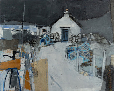 Morag Young
Shoreside
mixed media 20 x 25 cm 
£390